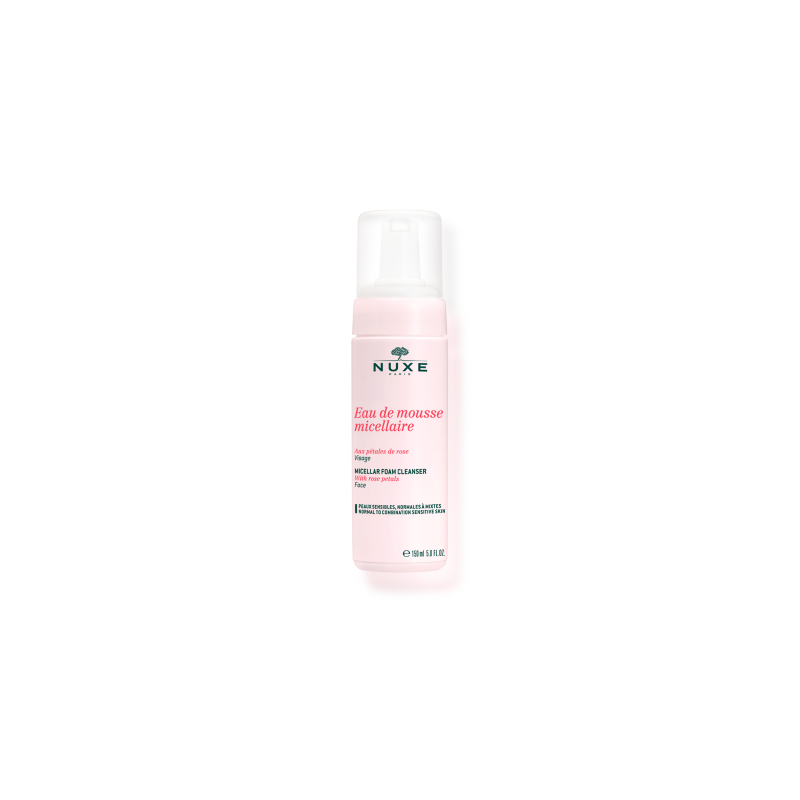 Nuxe Eau de Mousse Micellaire aux Pétales de Rose 150ml visage