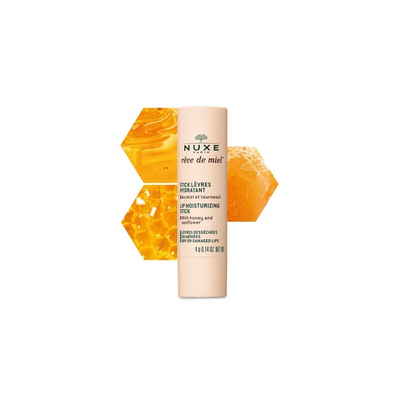 Nuxe Rêve de miel® Stick lèvres hydratant 4 g Nuxe Rêve de miel® Stick lèvres hydratant 4 g