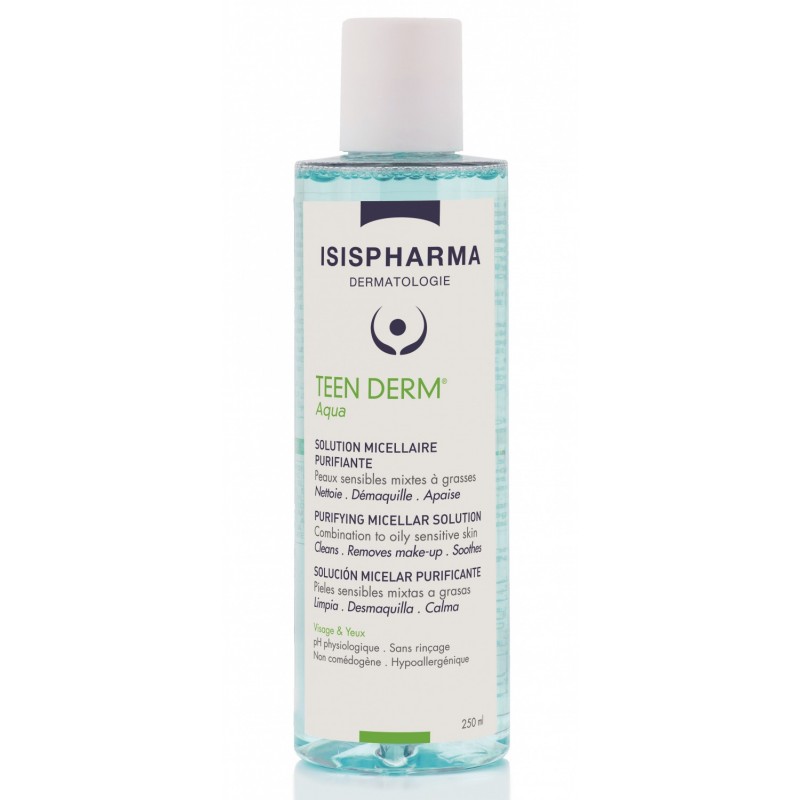 ISISPHARMA TEEN DERM aqua solution micellaire | 250 ml