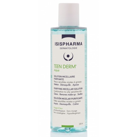 ISISPHARMA TEEN DERM aqua solution micellaire | 250 ml