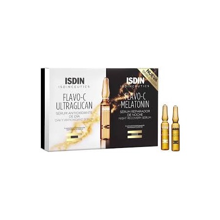 ISDIN CEUTICS FLAVO-C  Sérum jour et nuit | 20 ampoules