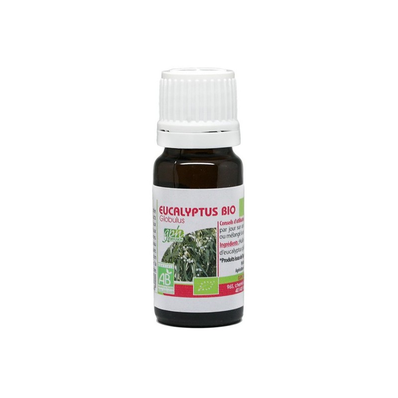 GPH DIFFUSION EUCALYPTUS GLOBULUS Huile Essentielle Bio 10 ml