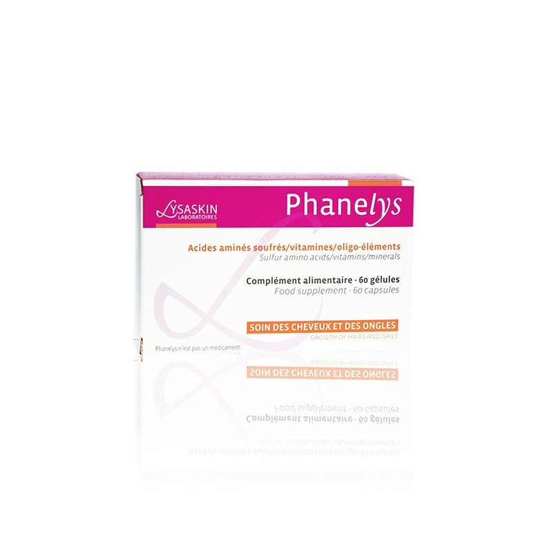 LYSASKIN PHANELYS 60 capsules (cheveux et ongles) LYSASKIN PHANELYS 60 capsules (cheveux et ongles)