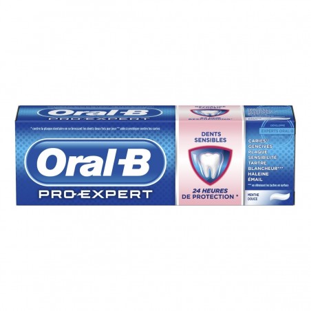 ORAL-B PRO EXPERT dentifrice dents sensibles et blancheur 75ML