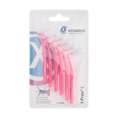 MIRADENT I PROX L 0.4MM ROSE brossettes Boite 6