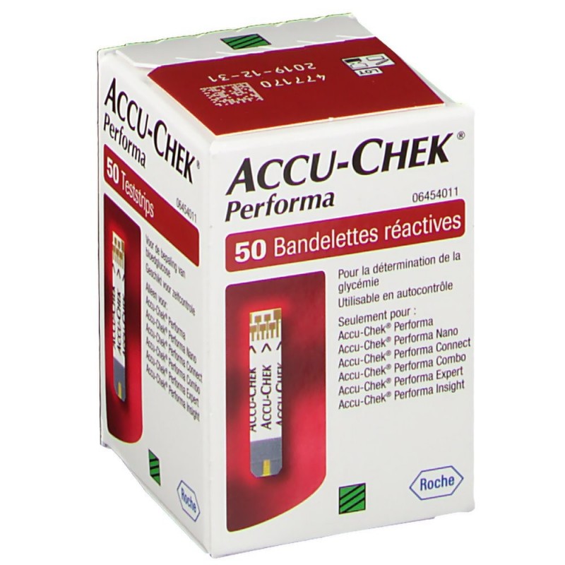 Accu-chek performa bandelettes de 50