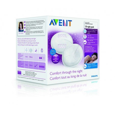 Avent Philips coussinet d'allaitement nuit boite de 20