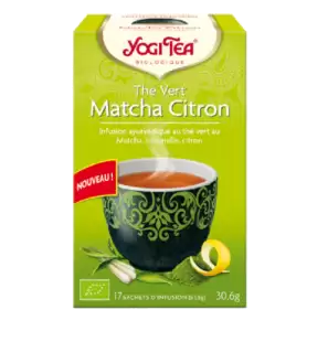 YOGI TEA Thé vert macha citron