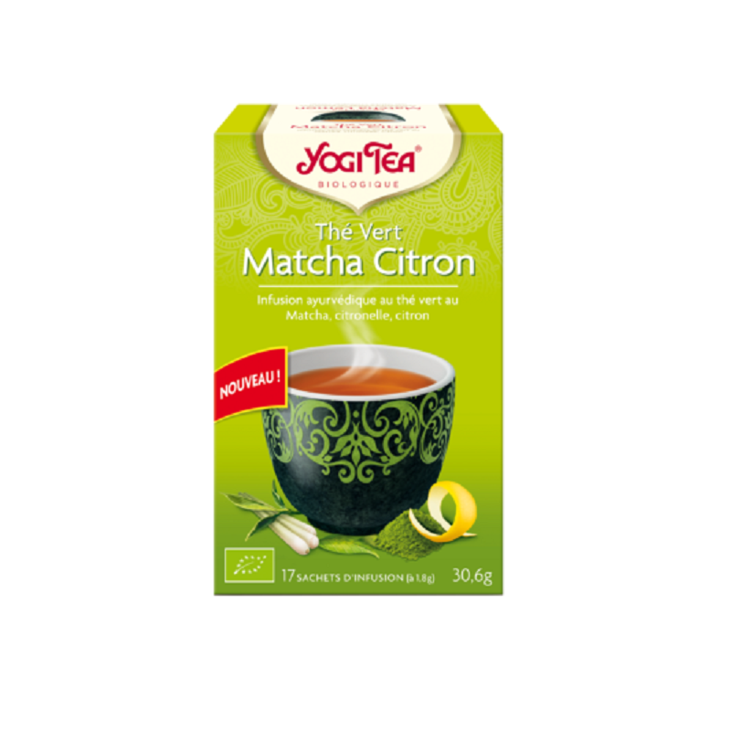 YOGI TEA Thé vert macha citron YOGI TEA Thé vert macha citron
