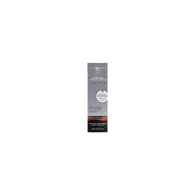 CAPIDERMA shampooing à la kératine fortifiant | 200 ml CAPIDERMA shampooing à la kératine fortifiant | 200 ml