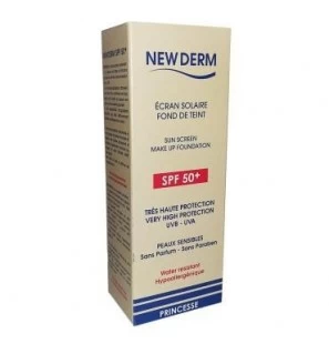 NEW DERM écran solaire teintée Princesse spf 50+ | 50 ml