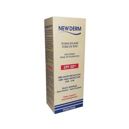 NEW DERM écran solaire teintée Princesse spf 50+ | 50 ml