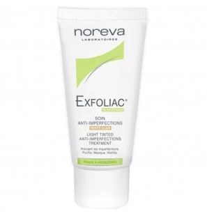 NOREVA EXFOLIAC soin anti-imperfections teintée claire 30 ml