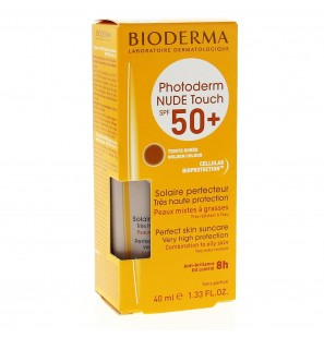 BIODERMA PHOTODERM nude touch teinte dorée spf50+ 40 ml