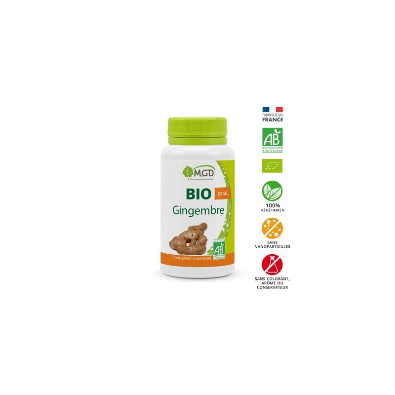 MGD bio gingembre boite 90 gélules