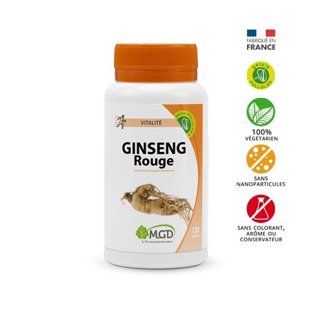 MGD ginseng rouge boite 120 gélules