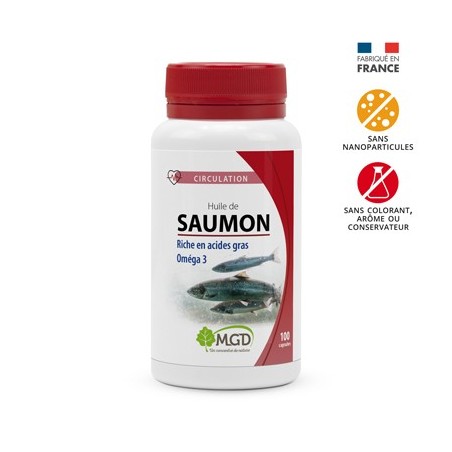 MGD huile de saumon boite 100 capsules