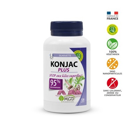 MGD konjac plus boite 120 gélules