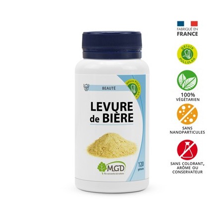 MGD levure de bière boite 120 gélules