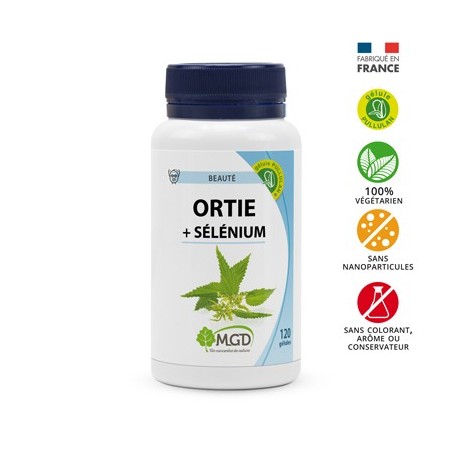 MGD ortie + sélénium boite 120 gélules