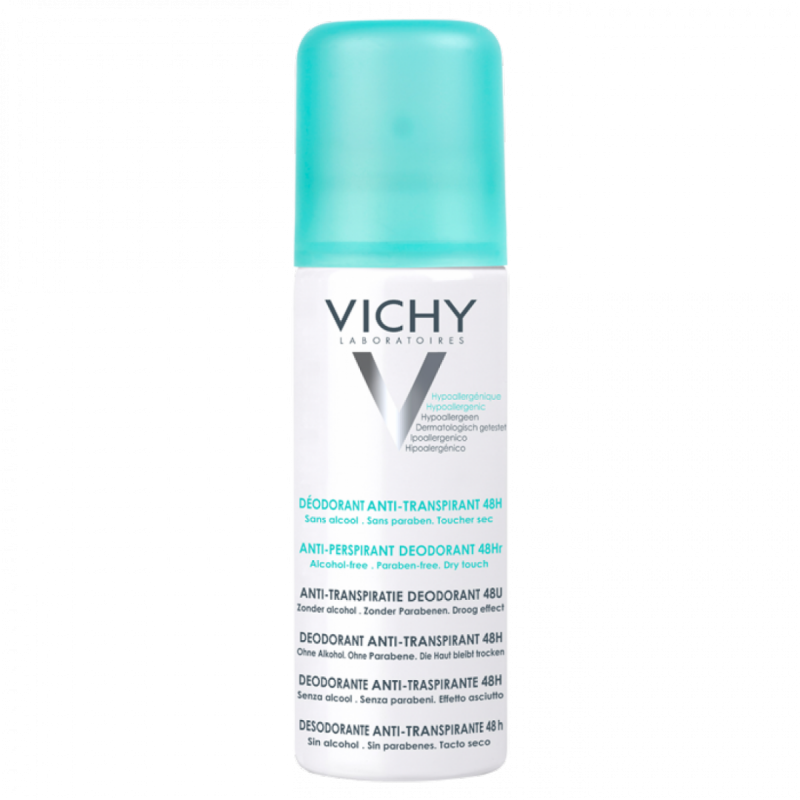 VICHY DEODORANT anti-transpirant 48H aérosol 125 ml