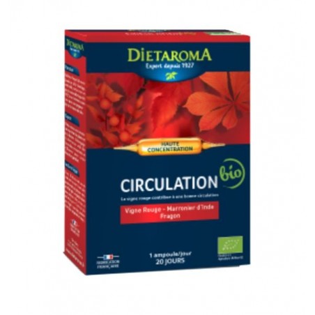 DIETAROMA CIRCULATION boite 20 ampoules