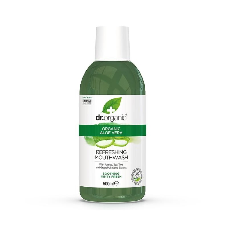 DR ORGANIC ALOE VERA bain de bouche 500 ml