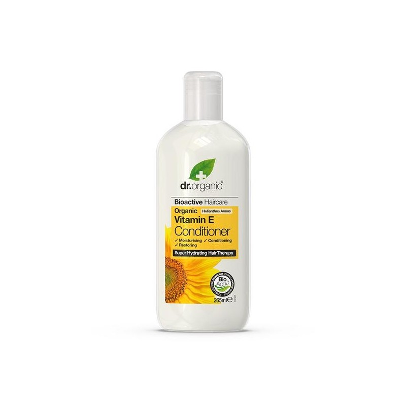 DR ORGANIC VITAMINE E après shampooing 265 ml