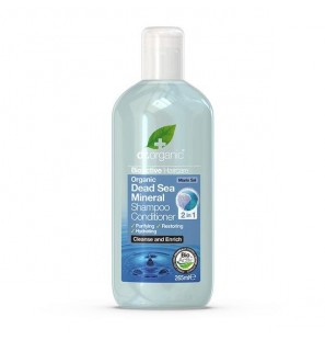 DR ORGANIC DEAD SEA shampooing et démêlant 2en1 (265ml)