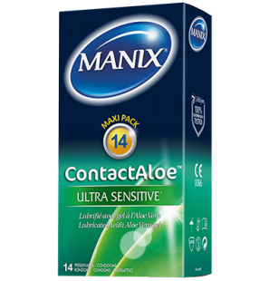 MANIX CONTACT aloe ultra sensible boite 14