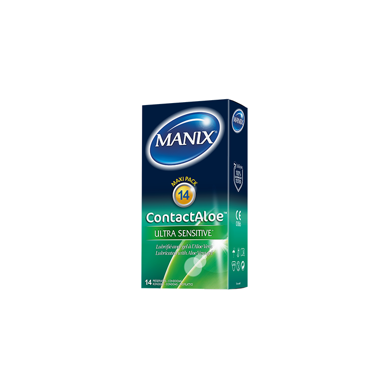 MANIX CONTACT aloe ultra sensible boite 14