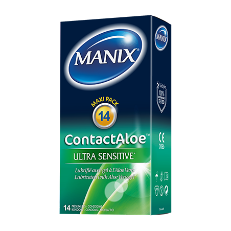 MANIX CONTACT aloe ultra sensible boite 14