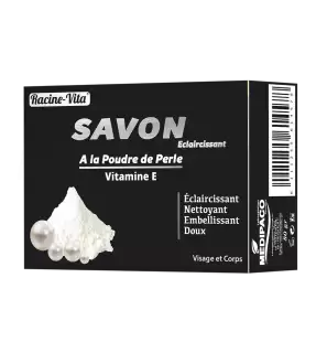 RACINE-VITA savon à la Poudre de Perle et Vitamine E