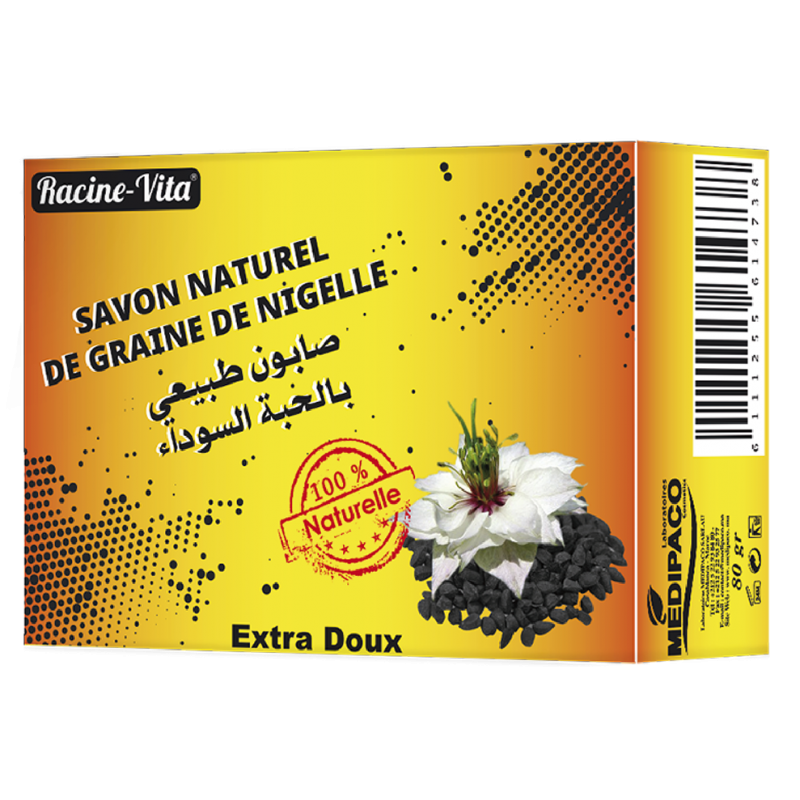 RACINE-VITA savon naturel de Graines de Nigelle