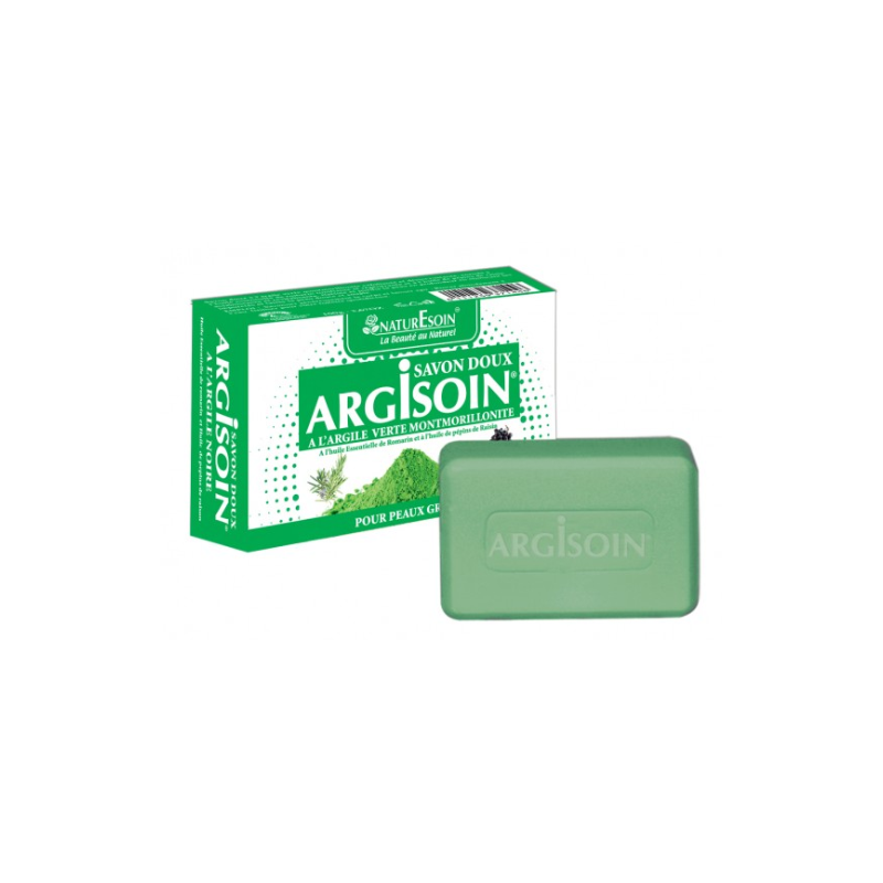 NATURE SOIN ARGISOIN savon doux à l'argile verte 125 g