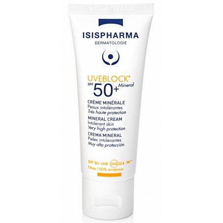 ISISPHARMA UVEBLOCK 50 crème minérale invisible spf 50+ | 40 ml