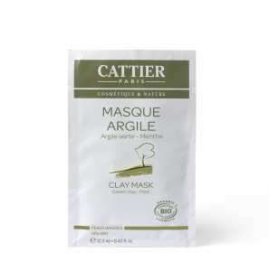 CATTIER masque à l'argile Verte 12.5 ml