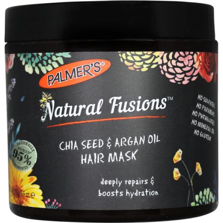 PALMER'S NATURAL FUSIONS masque capillaire aux graines de Chia et huile d'argan