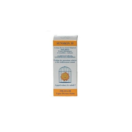 Dermo soins sunskin 35 écran total minéral 50 ml