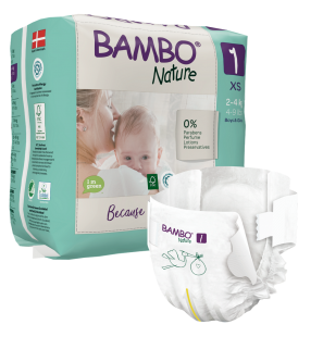 BAMBO NATURE T1 (2-4KG) | 22 unités