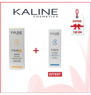 KALINE PACK K-SUN ECRAN INVISIBLE + K-AQUA SOIN HYDRATANT 50ML