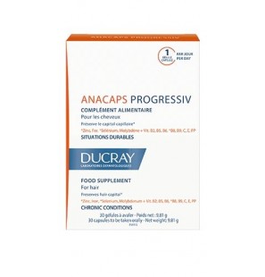 DUCRAY ANACAPS PROGRESSIV boite de 30 capsules