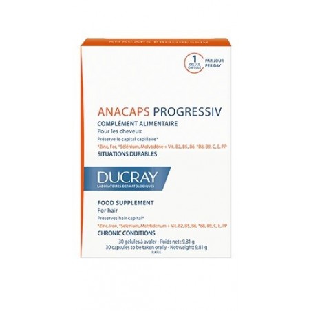 DUCRAY ANACAPS PROGRESSIV boite de 30 capsules