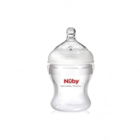 NUBY biberon souple softflex silicone nurser 150ml +0 mois