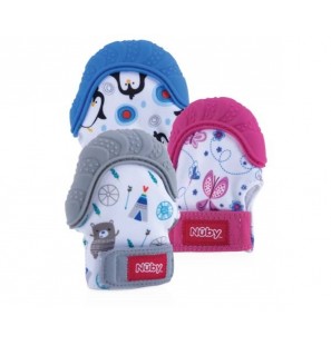 NUBY gant de dentition + 3 mois Réf: ID6804