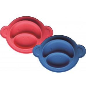 NUBY assiette ventouse miracle 100% + 9 mois Réf: ID92913