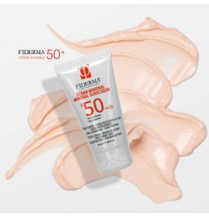 FIDERMA écran solaire minéral spf 50 teinté | 50 ml