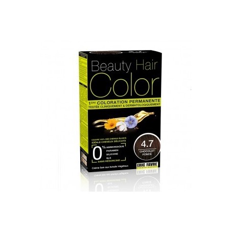 BEAUTY HAIR color 4.7 chocolat foncé