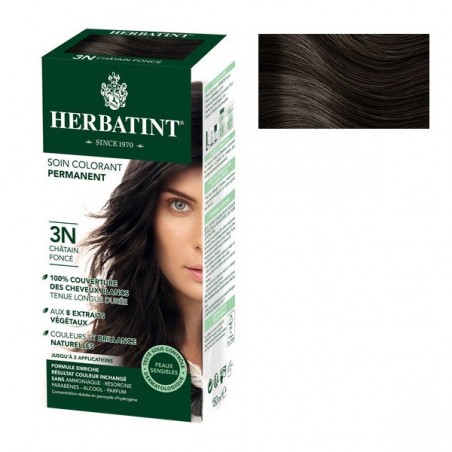 HERBATINT- Coloration Cheveux Naturelle 3N châtain foncé  - 150ml -