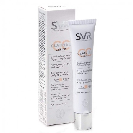 SVR CLAIRIAL cc-crème SPF 50+ teinte light 40 ml